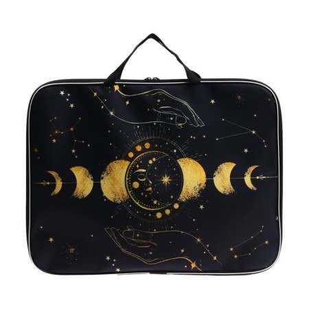 Folder for drawings and drawings A3, 470 x 350 x 20 mm, with handles, textile, calligrata "Cosmos"-1