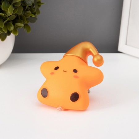 Night Star "Asterisk in the cap" 1W LED orange 6.5x8x8.5cm