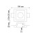 YESO lamp, 50 W, GU10, white color, D = 122mm