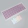 Iplikator-river, PVC base, 140 modules, 28 × 64 cm, transparent/purple color