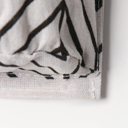 Pocket textile color white 3 compartments, 57x19 cm-4