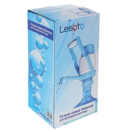 Water pump Lesoto Universal, mechanical, under a bottle of 11 to 19 l, blue-5