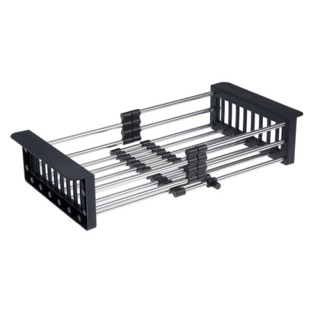 Drying basket on the Aflorn Af90001F sink, stainless steel, 30-43.5x22x9 cm, sliding, graphite