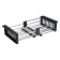 Drying basket on the Aflorn Af90001F sink, stainless steel, 30-43.5x22x9 cm, sliding, graphite