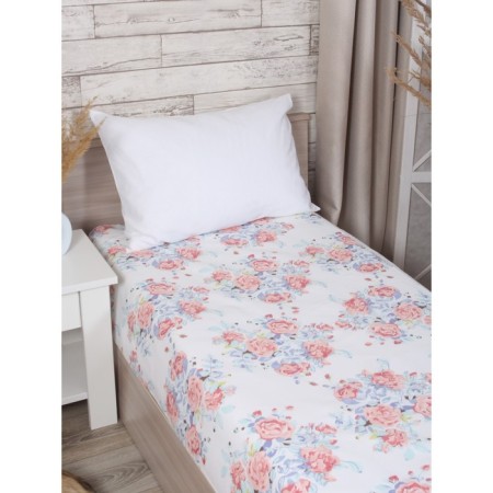 Baby sheet "Ballerina", size 90x200 cm-1