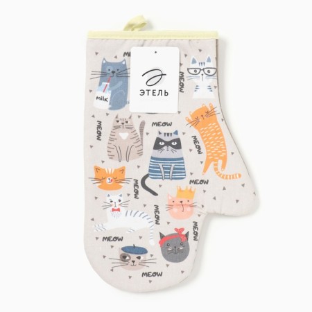 Mittens-output of the Ethel cats 20x27cm, 100%hl, sarzha, 190 g/m2-3