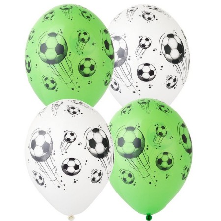 Shar Latex 14 "Twenthic ball", silk -screen printing, pastel, set 25 pcs., Mix colors