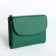 Women's wallet on magnet, green color