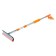 Airline brush for glass washing, with a telescopic pen and a water supply, 130 cm