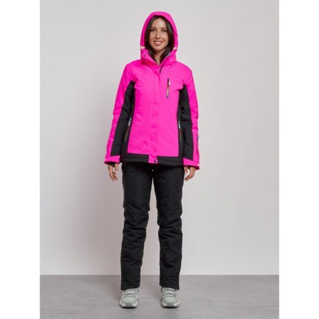 Ski suit female winter, size 46, pink color
