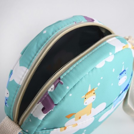 Bades with a zipper, bag, cosmetic bag, turquoise color-10