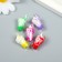 Decor for creativity Plastic "I ice cream in a glass with a loop" mix 1.3x1.3x2.6 cm