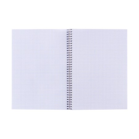 Notebook on the crest, Calligrata "Office", A4, 80 sheets, in a cage, with a strip, cover coated cardboard, twin-lame, offset block-1