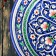 Suditsa Rishtan ceramics "Flowers", 28 cm, blue