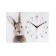 Carting clock, interior "hare", 30 x 40 cm, on canvas, silent