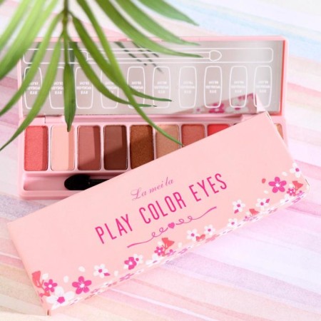 Palette of shadows for eyelids, 10 colors-3