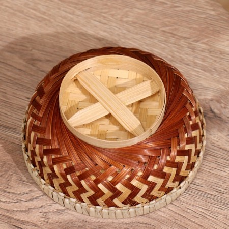 Vaska wicker, from bamboo 15x15x7 cm-4