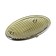 Soap dish, 9.8x15.2x1.9 cm, green color