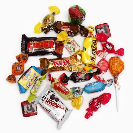 New Year. Gift set of sweets "snakes" with a game and animation, 200 g-3