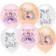 Latex ball 12 ’’ “Princess Sofia”, mix, pastel, 1 tbsp., 10 pcs.