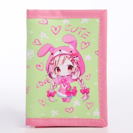 Gift set for the girl "Anime", wallet, notebook, pen-2
