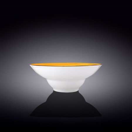 Deep plate Wilmax England Spiral, D = 22.5 cm, 1.1 l, yellow color-1