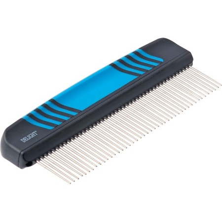 Delight comb, 44 floating teeth 32 mm, black and blue