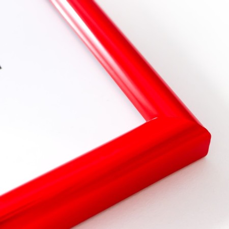Photo frame plastic "Palette" 21x30 cm, red, with a leg-3