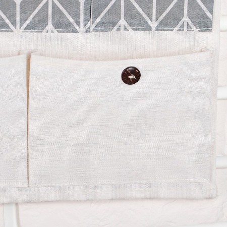 ORGANIZER OF SUBSTANCE with pockets "Zigzag", 7 departments, 49 × 35 cm, color gray color-2