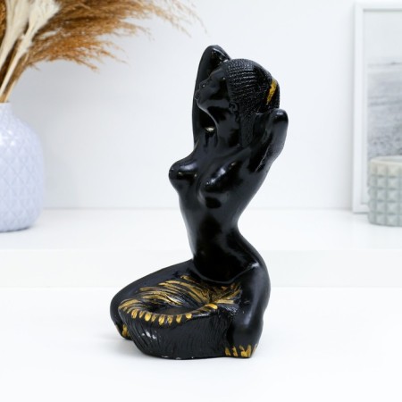 Claus stand "Egyptian" black, 14x14x24cm-2