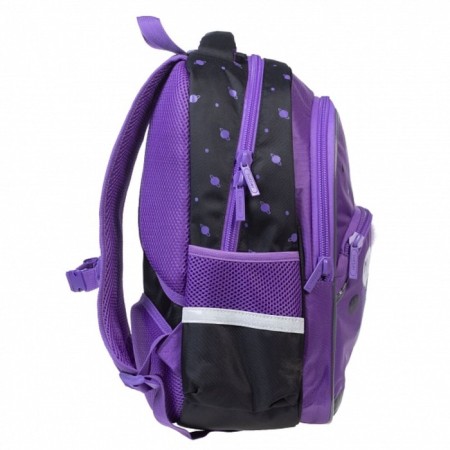 School backpack 41 x 29 x 16 cm, ergonomic back, Hatber Easy "Universe in paws" NRK_88065-3