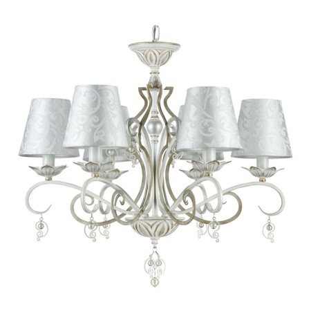 Maytoni ARM004-06-W, E14, 6x40 W, 630x630x970 mm, white with gold-2