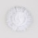 Outlet. Bant for hair on elastic band, white, 6.5 cm, kitty Marie