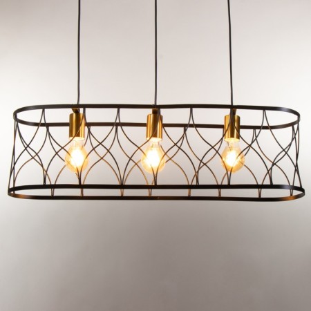 Lamp 2625/3 E27 40W Black 70x20-120 cm Bayerluux-2