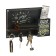 The keybox is wall -mounted with a shelf and pocket "Call Boem".
