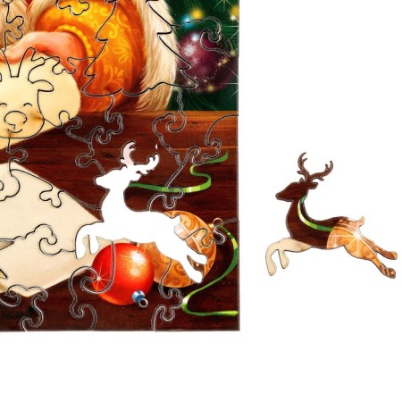 New Year's puzzle Figure "New Year! Letter to Santa Claus"-3