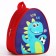 Baby backpack for the boy "Dino-dirug", 23x20.5 cm cm, lightning department, red color