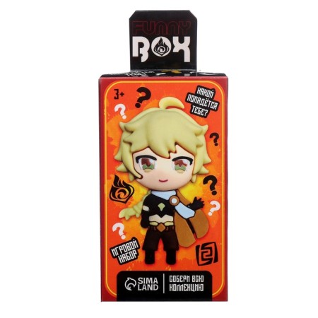 Toy - Funny Box Surprise "Anime": children's keychain, stickers, card, color mix-7