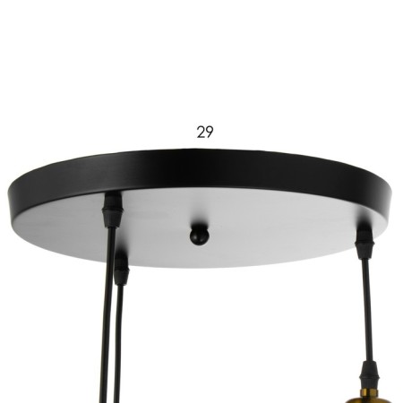 Bayerlux lamp "Gregory" black 3x40W E27 52x52x92 cm-4