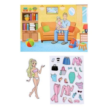 Magnetic game "Happy Family"-1