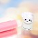 Hygienic lipstick "kitten", with strawberries