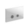 Cersanit Stero button, white, glossy, glass