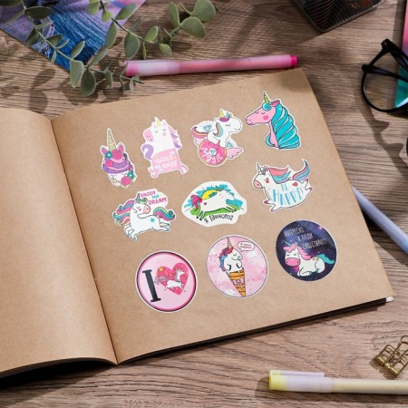 Stickers Stickers "Unicorn", 7 × 7 cm-4