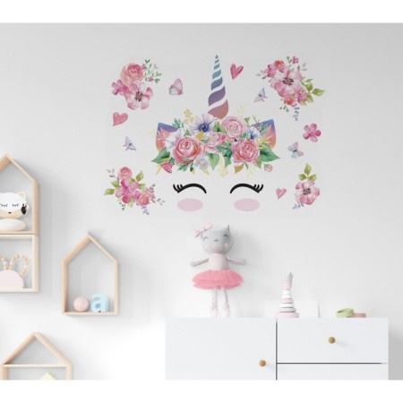 Vinyl sticker "Cute unicorn", interior, 50 x 70 cm-1