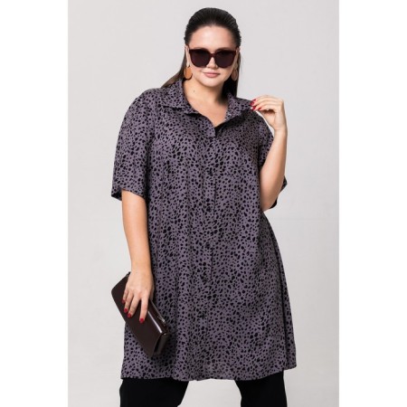 Women's tunic, size 58, dark gray color