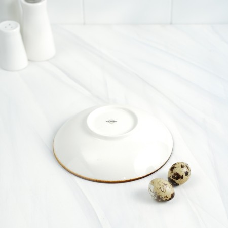 Porcelain salad Magistro "Cerera", 400 ml, d = 16.2 cm, color orange color-7