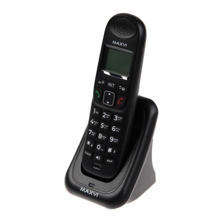Radio Telphone Dect Maxvi AM-01, Caller ID, Intercom, Speakerophone, AOO, Conference-Black, Black