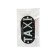 Taxi LED sign, 12 V, 45 LED, 13 × 6 cm, wire 20 cm, red