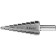 Step-stroke "bison" 29665-4-20-9, d 4-20 mm, 75 mm, 9 steps, trihedral shank 481684
