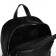 Women's backpack made of artificial leather with lightning, 6 outer pockets, black color